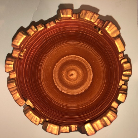 SOLD Copper Bronze Tom Krueger Raku Art Pottery - Picture 4 of 6